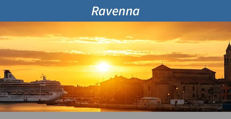 Kreuzfahrthavfn Ravenna in Italien