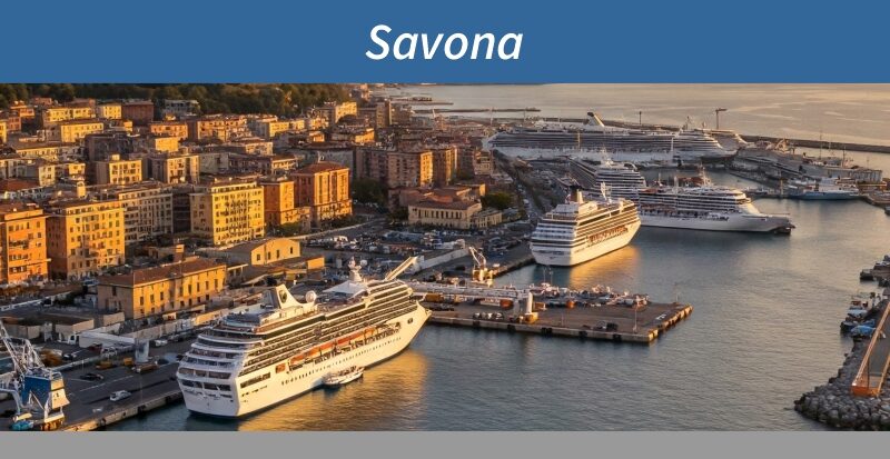 Kreuzfahrthafen Savona in Italien