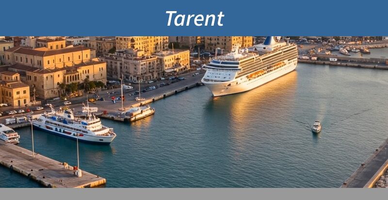 Kreuzfahrthafen Tarent in Italien